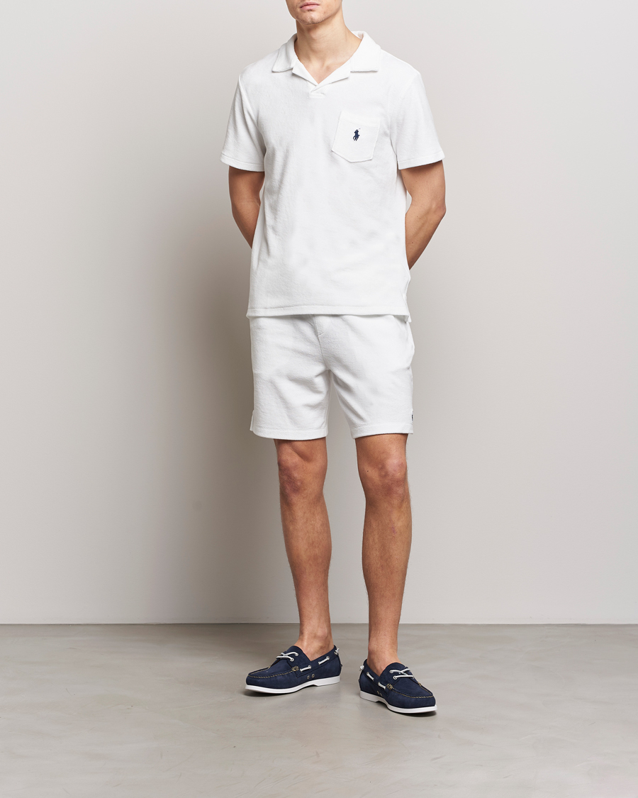 Men | Shorts | Polo Ralph Lauren | Cotton Terry Drawstring Shorts White