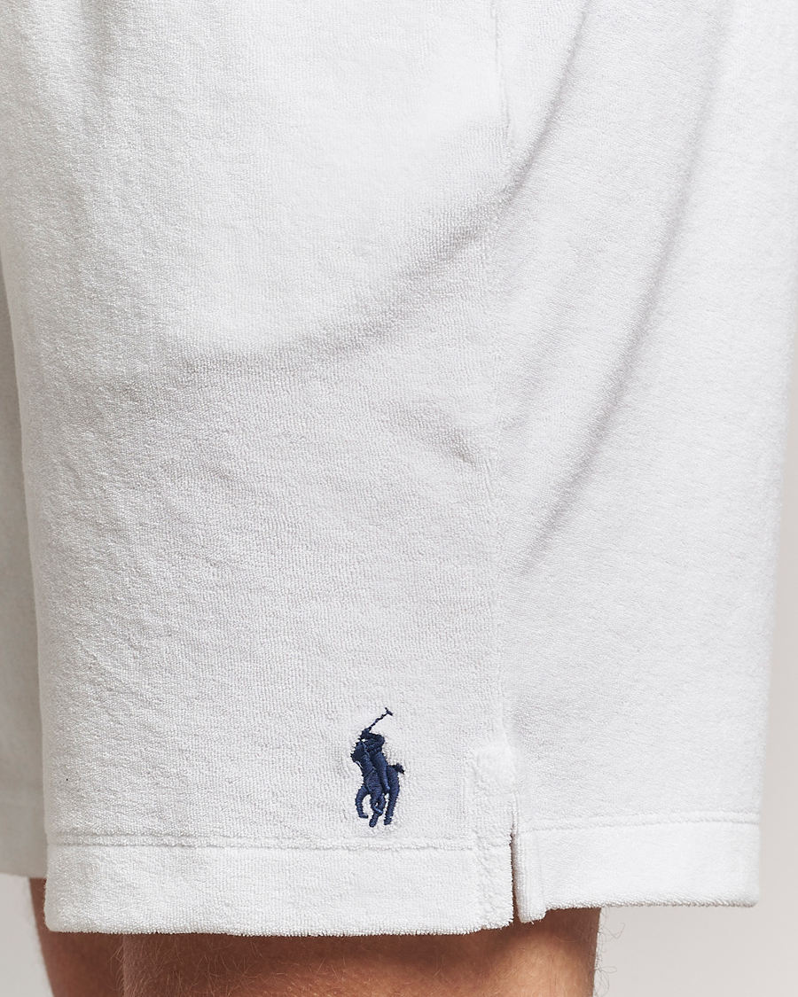 Men | Shorts | Polo Ralph Lauren | Cotton Terry Drawstring Shorts White