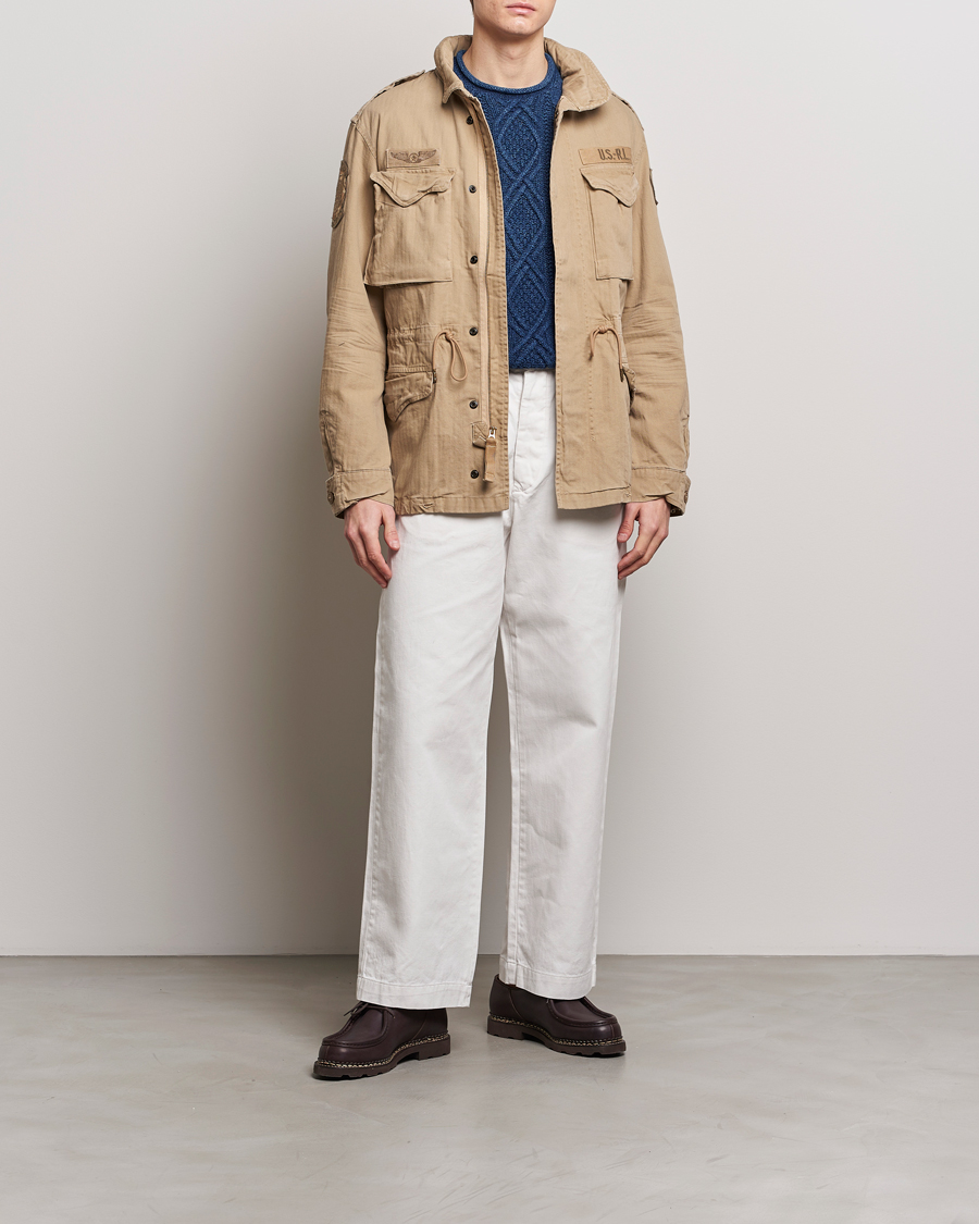 Men | Trousers | Polo Ralph Lauren | Rustic Twill Chinos Deckwash White