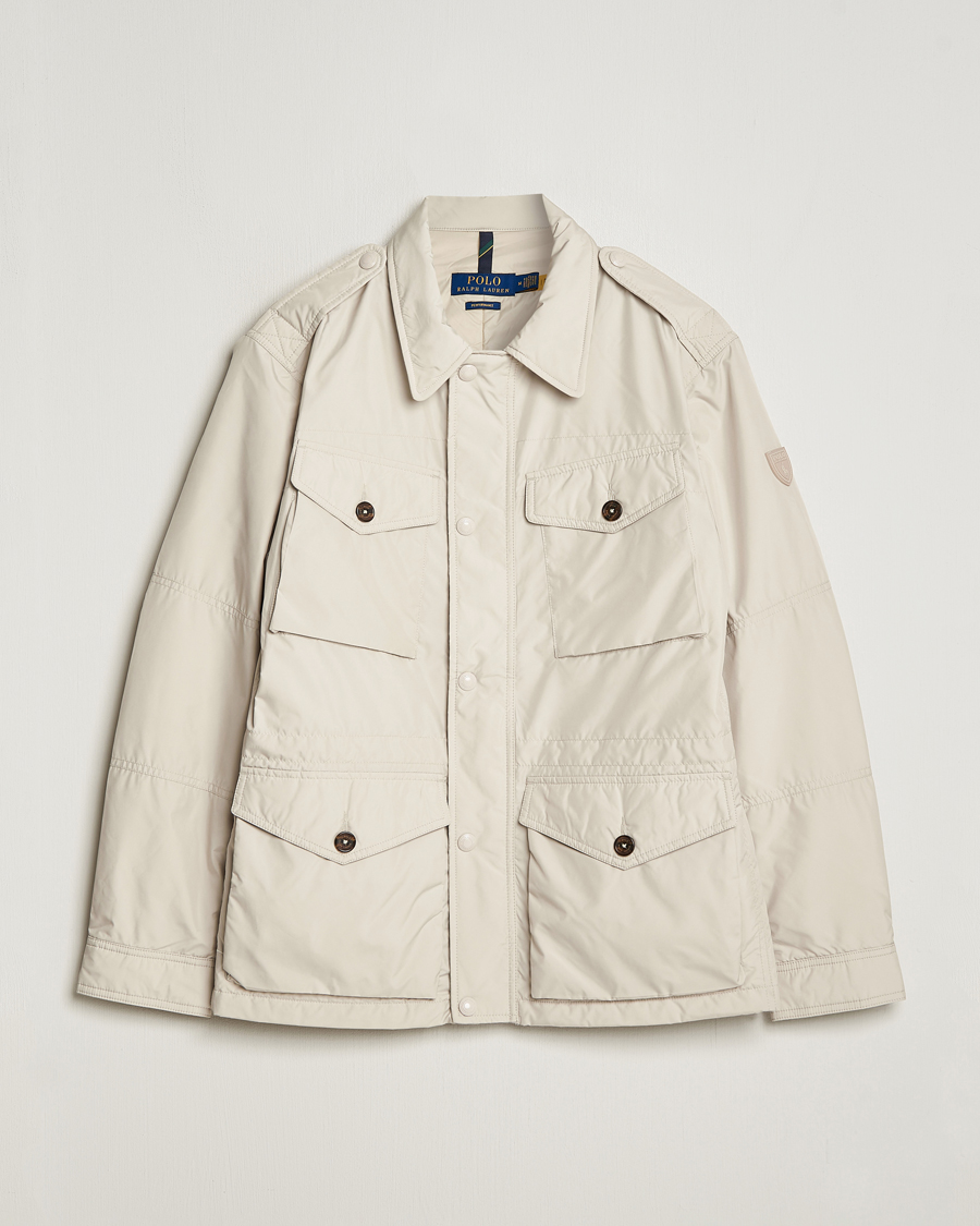 Men | Coats & Jackets | Polo Ralph Lauren | Troops Lined Field Jacket Stoneware Grey