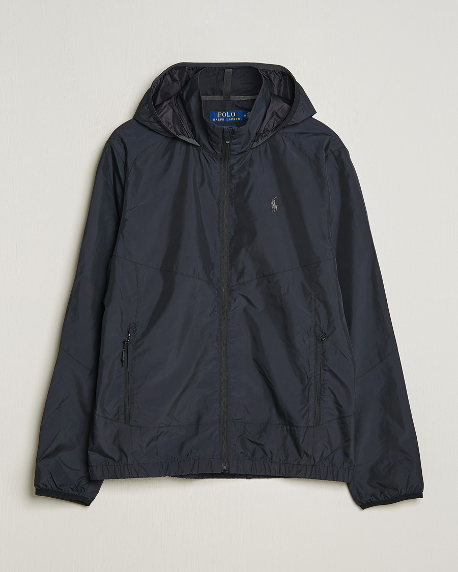 Men | Coats & Jackets | Polo Ralph Lauren | Vital Hooded Windbreaker Polo Black
