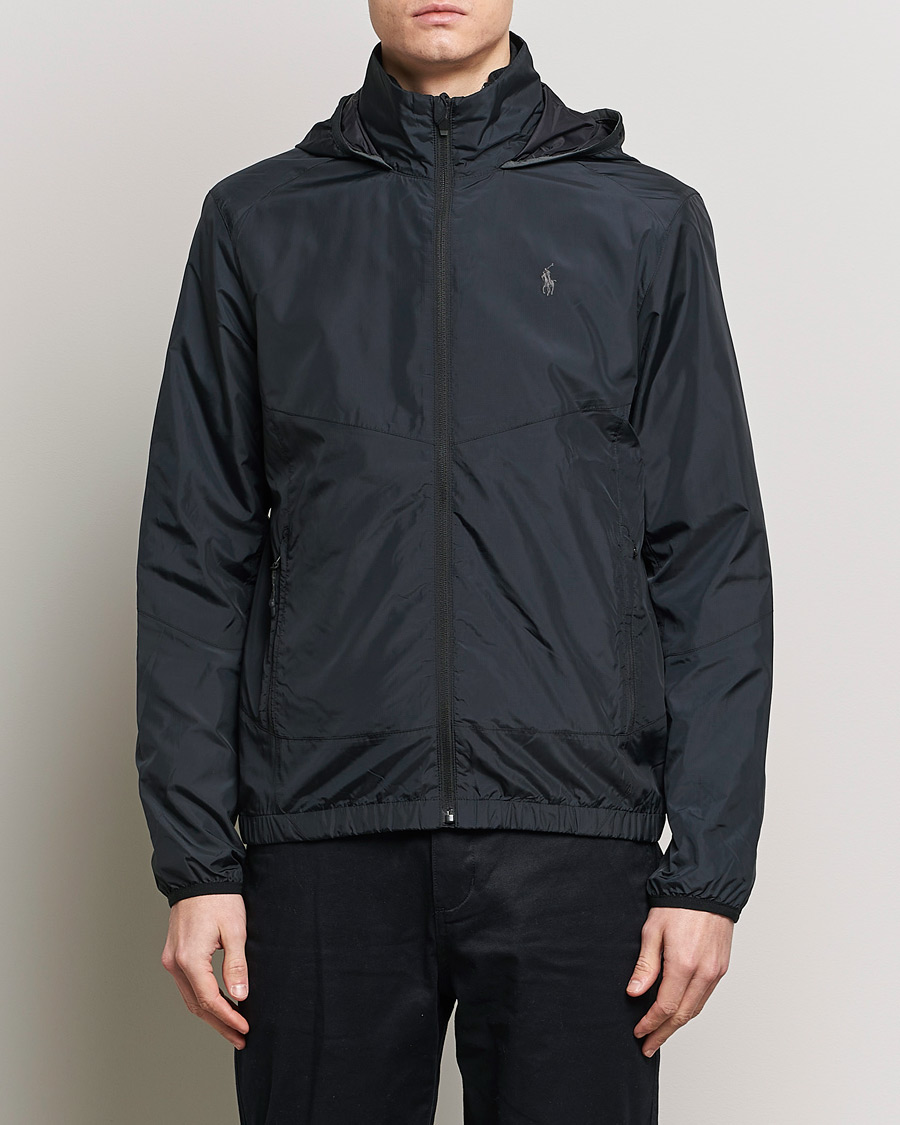 Men | Coats & Jackets | Polo Ralph Lauren | Vital Hooded Windbreaker Polo Black