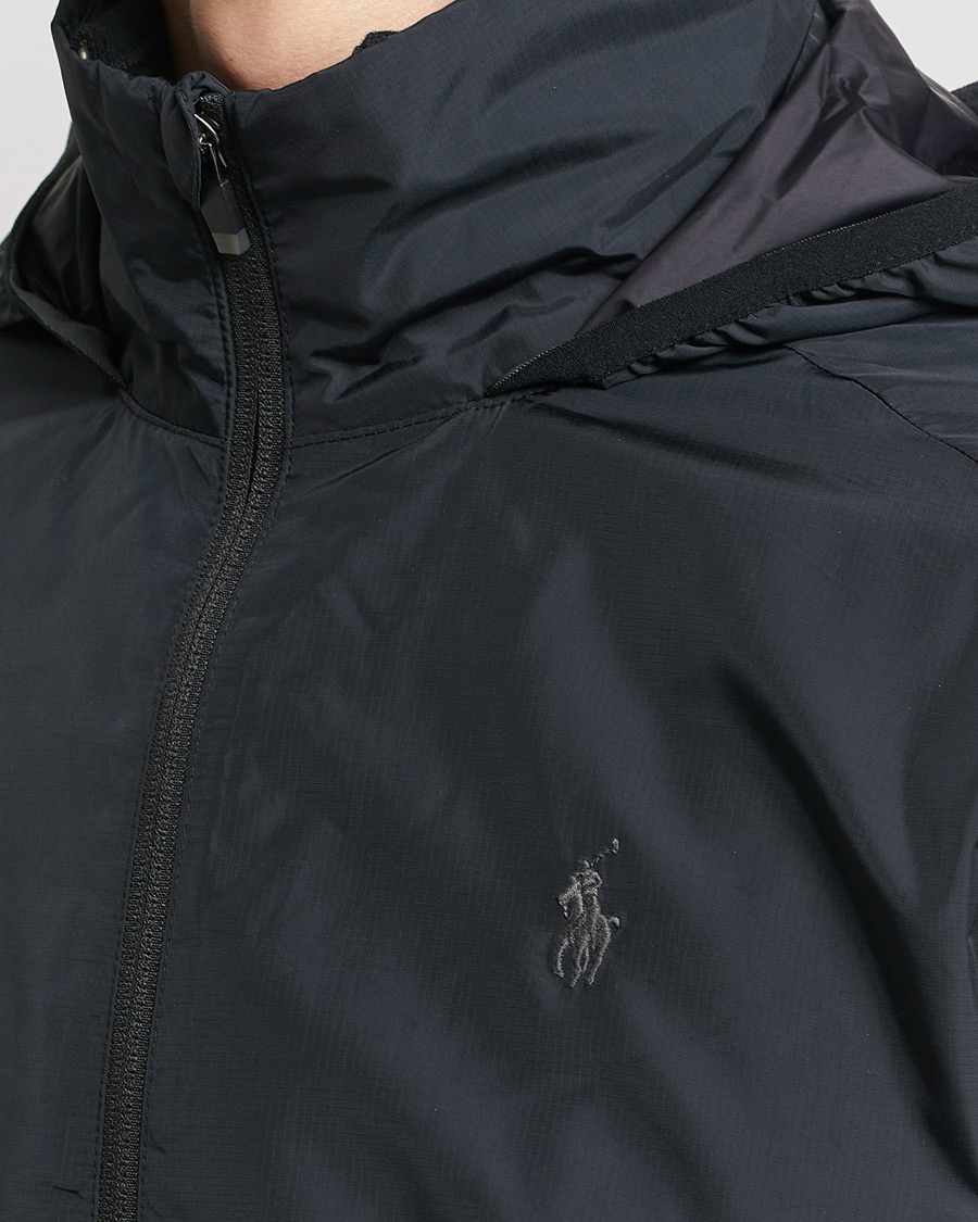 Men | Coats & Jackets | Polo Ralph Lauren | Vital Hooded Windbreaker Polo Black