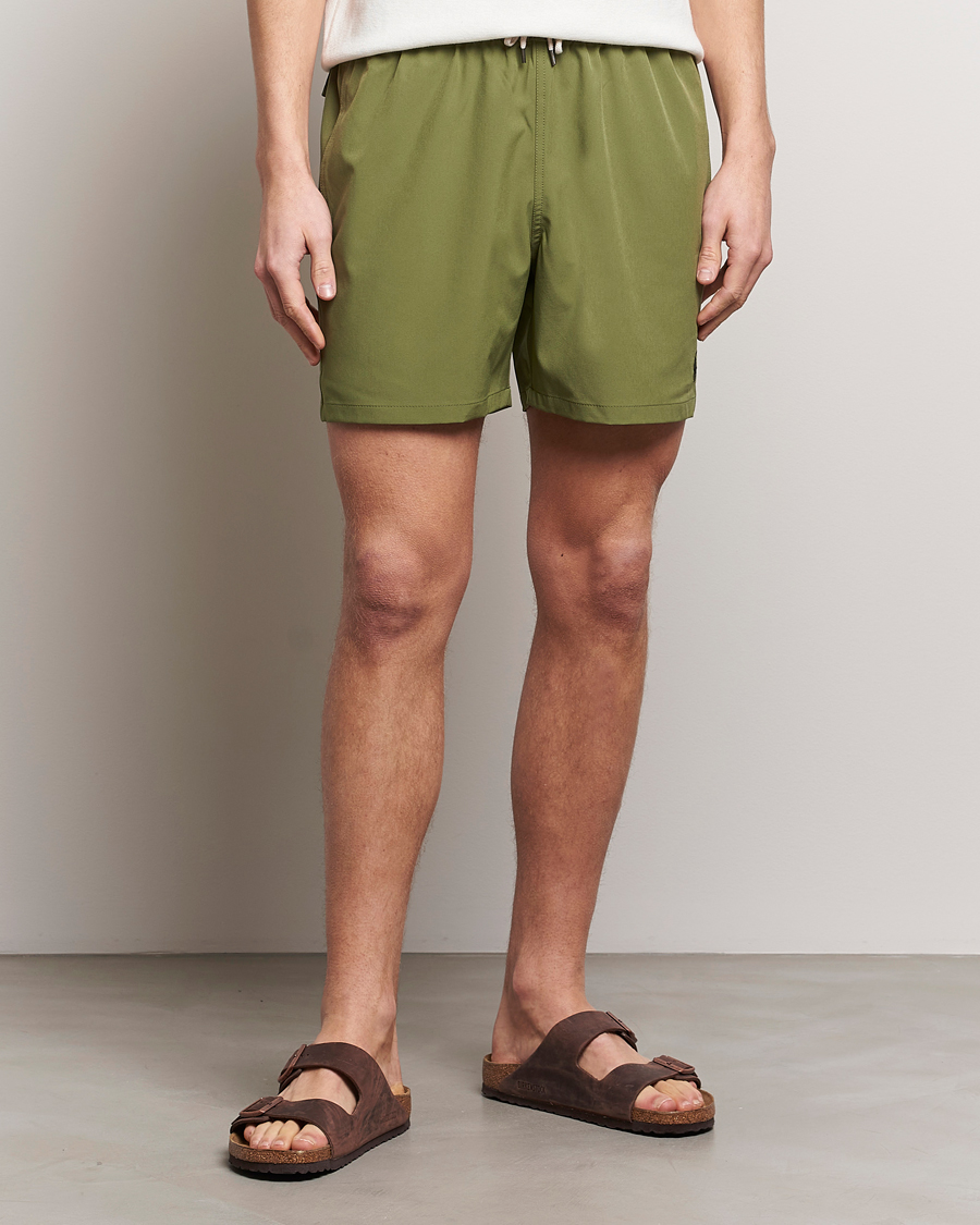 Men | Drawstring swim shorts | Polo Ralph Lauren | Recycled Traveler Boxer Swimshorts Tree Green