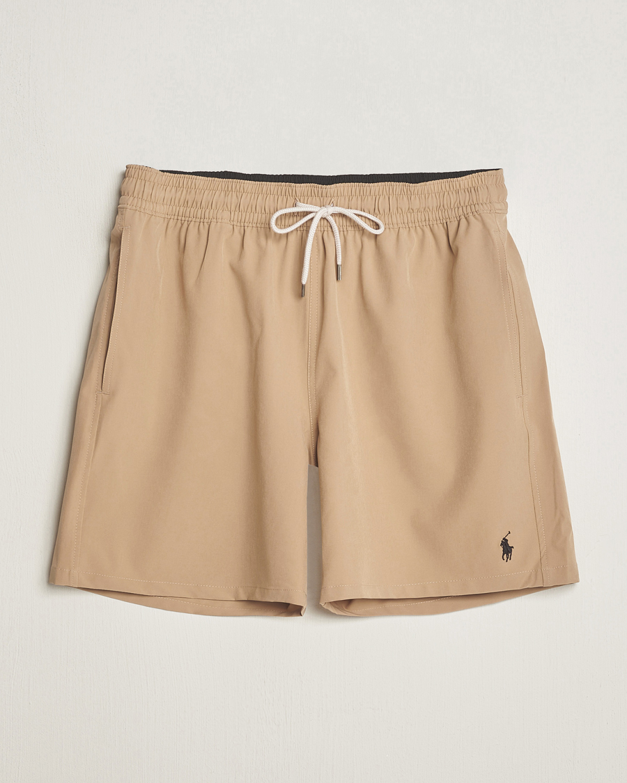 Men | Swimwear | Polo Ralph Lauren | Recycled Traveler Boxer Swimshorts Vintage Khaki