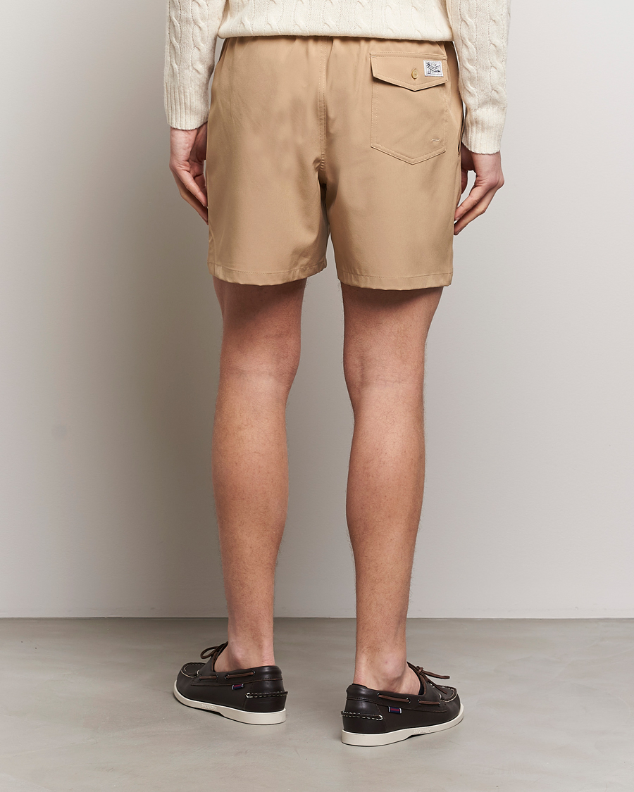 Men | Swimwear | Polo Ralph Lauren | Recycled Traveler Boxer Swimshorts Vintage Khaki