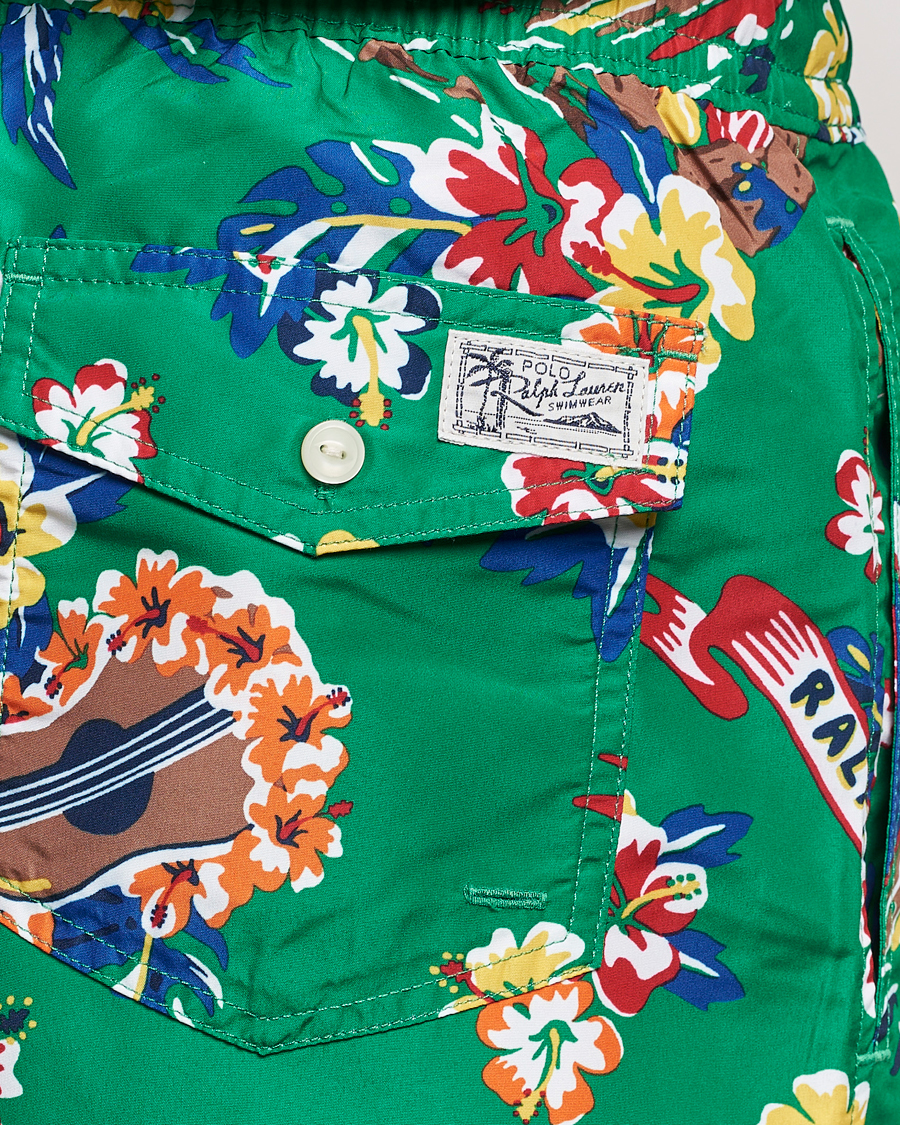 Men | Swimwear | Polo Ralph Lauren | Recycled Traveler Printed Swimshorts Surfer Bear