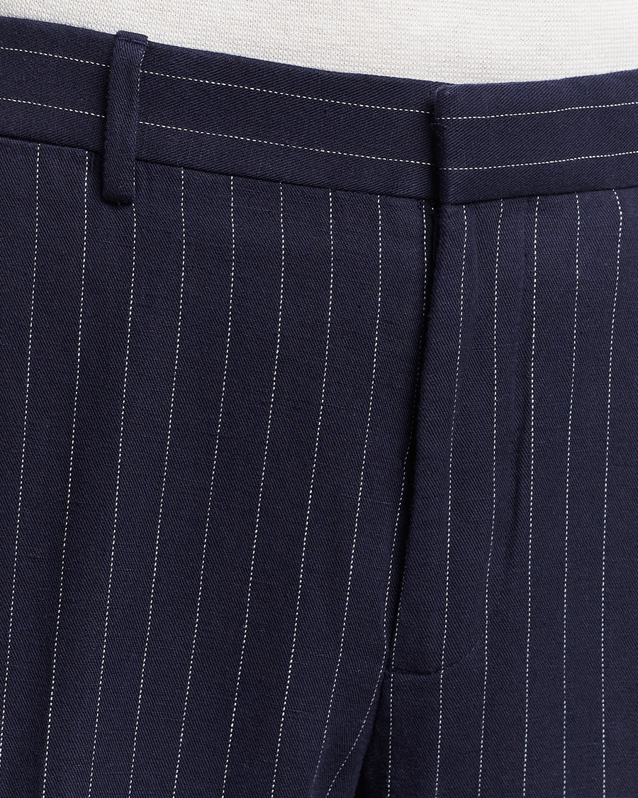 パンツ Ralph Lauren pinstripe slacks w36 NAVY Lauren Ralph Lauren Men's Classic-Fit UltraFlex Stretch Navy