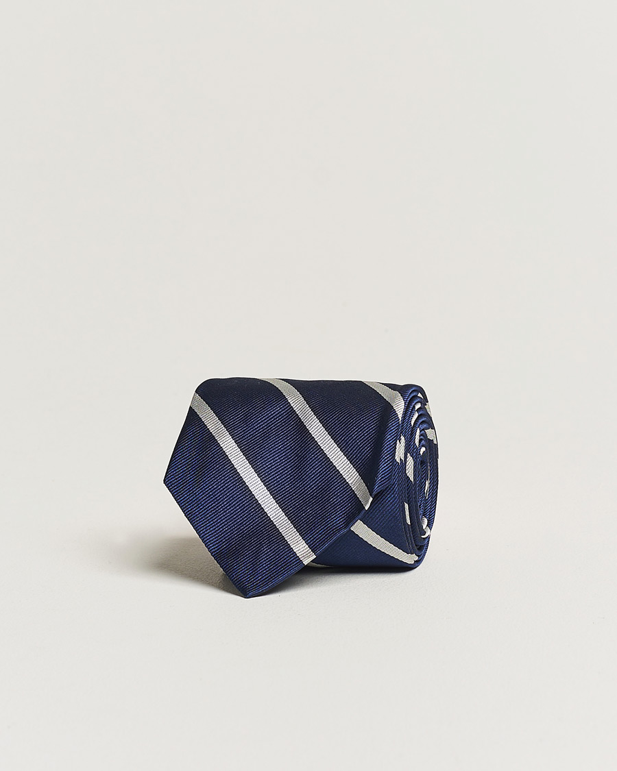 Men | Polo Ralph Lauren Striped Tie Navy/White | Polo Ralph Lauren | Striped Tie Navy/White