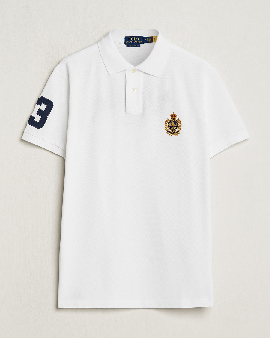 Men | Polo Shirts | Polo Ralph Lauren | Custom Slim Fit Match Club Polo White