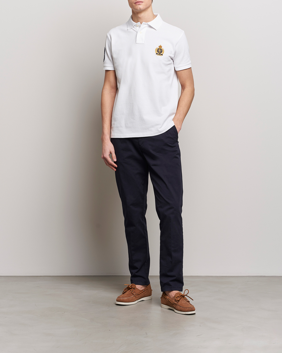 Men | Polo Shirts | Polo Ralph Lauren | Custom Slim Fit Match Club Polo White