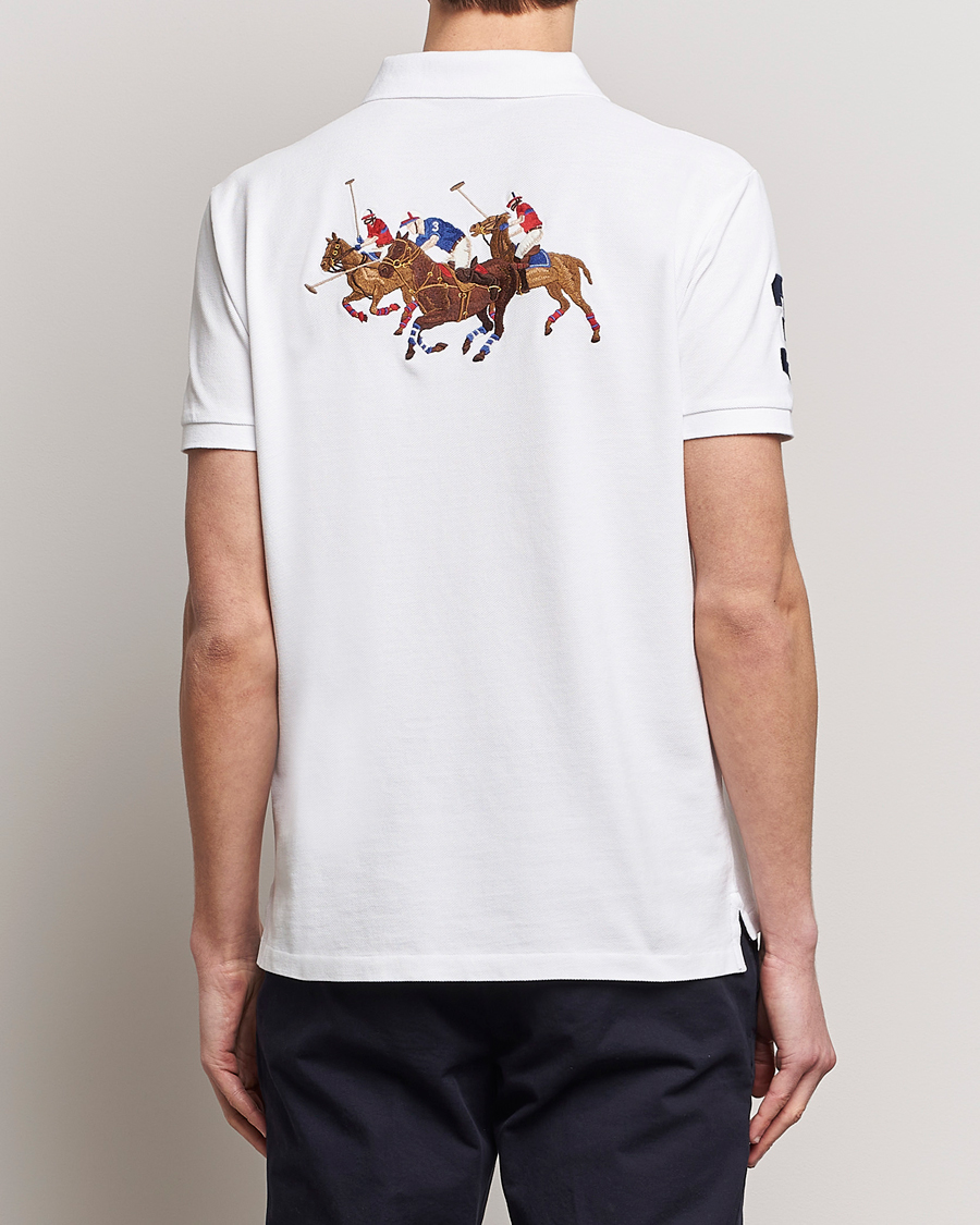 Men | Polo Shirts | Polo Ralph Lauren | Custom Slim Fit Match Club Polo White