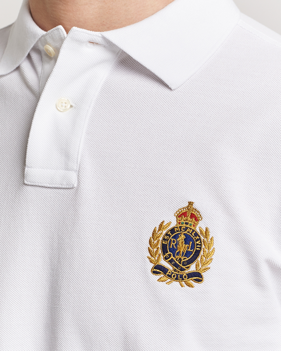 Men | Polo Shirts | Polo Ralph Lauren | Custom Slim Fit Match Club Polo White