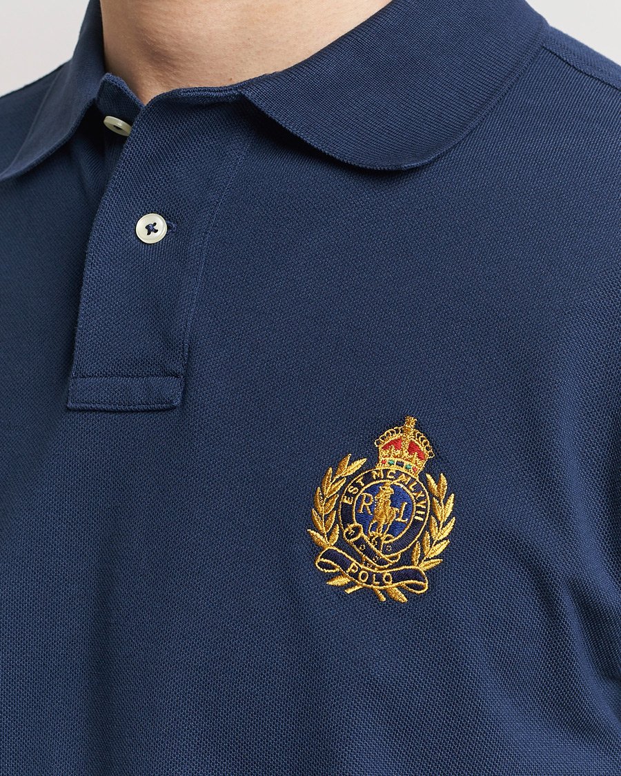 Polo Ralph Lauren Custom Slim Fit Match Club Polo Newport Navy at