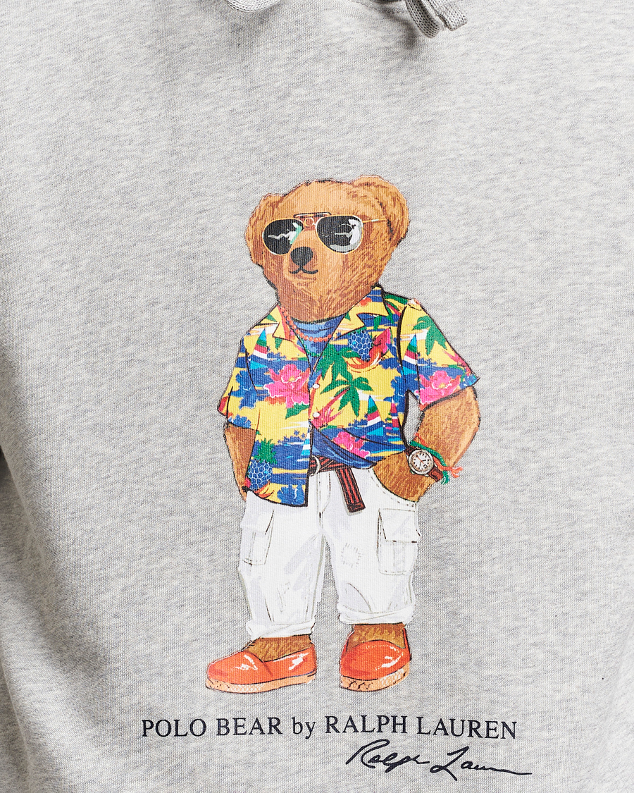 Men | Sweaters & Knitwear | Polo Ralph Lauren | Printed Beach Bear Hoodie Andover Heather