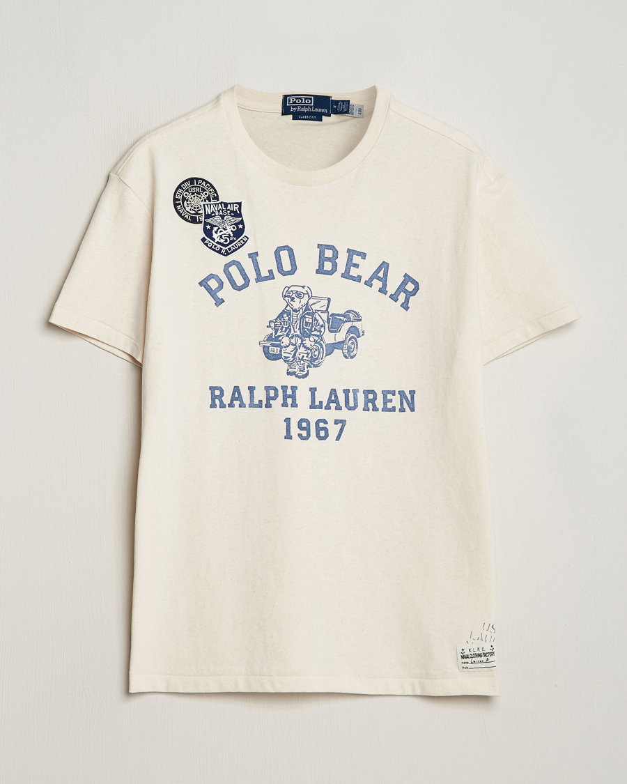 Men | T-Shirts | Polo Ralph Lauren | Graphic Printed Crew Neck T-Shirt Deckwash White