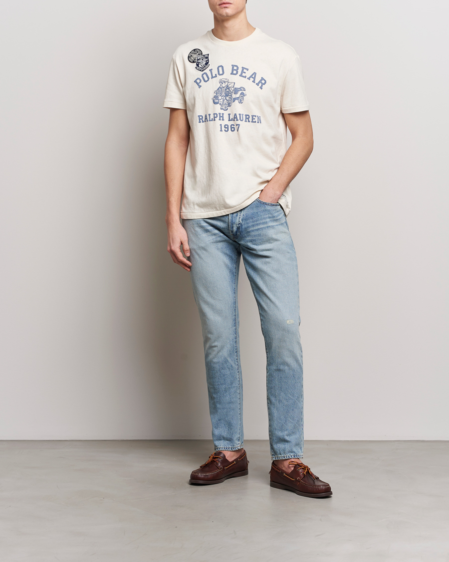 Men | T-Shirts | Polo Ralph Lauren | Graphic Printed Crew Neck T-Shirt Deckwash White