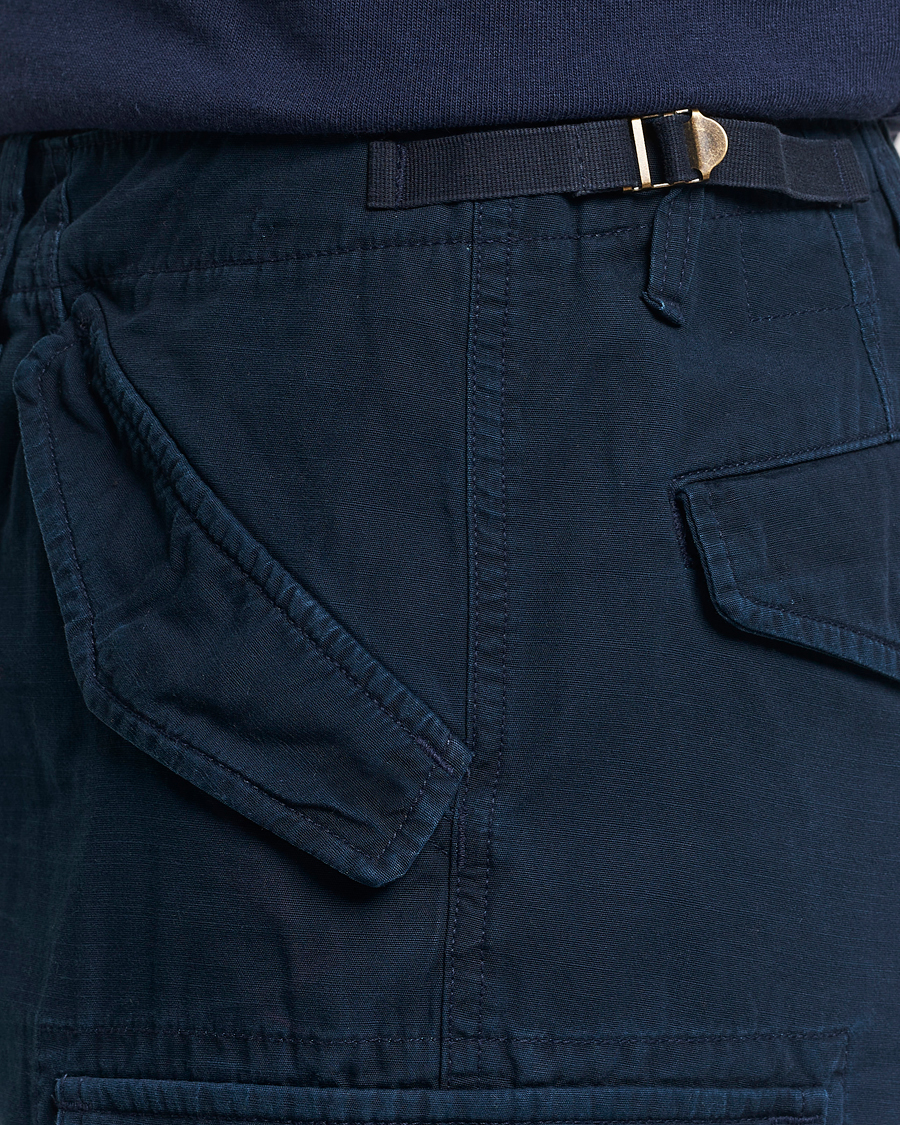 Men | Trousers | Polo Ralph Lauren | Slub Canvas Cargo Pants Aviator Navy