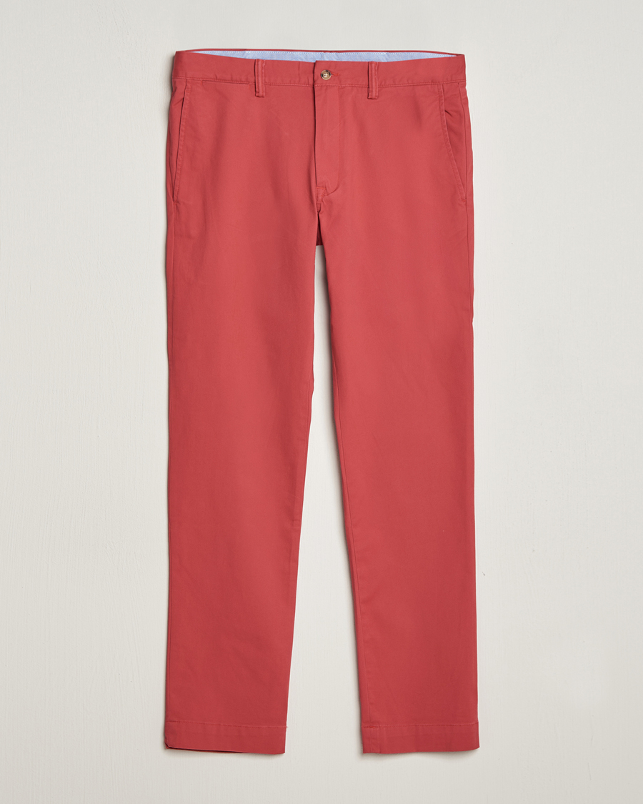 Men | Trousers | Polo Ralph Lauren | Slim Fit Stretch Chinos Nantucket Red