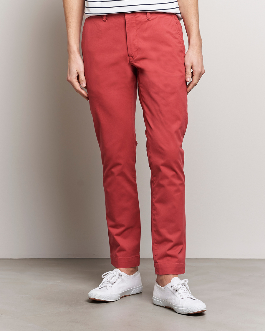 Men | Trousers | Polo Ralph Lauren | Slim Fit Stretch Chinos Nantucket Red