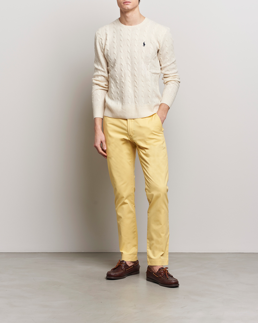 Men | Trousers | Polo Ralph Lauren | Slim Fit Stretch Chinos Corn Yellow