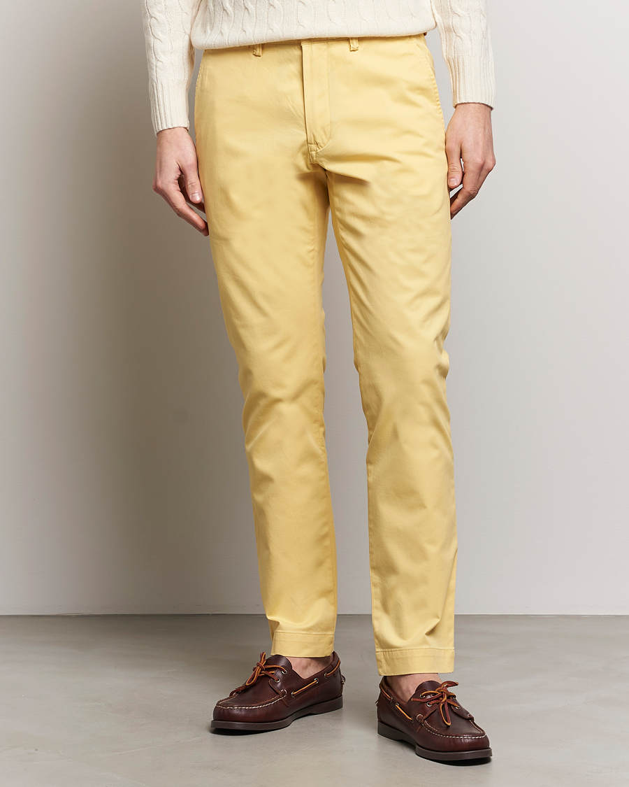 Men | Trousers | Polo Ralph Lauren | Slim Fit Stretch Chinos Corn Yellow
