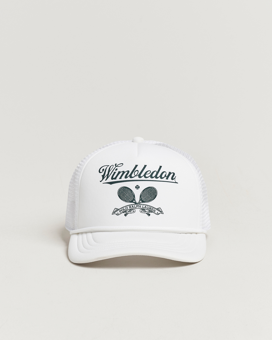 Polo Ralph Lauren Wimbledon Trucker Cap White at CareOfCarl.com