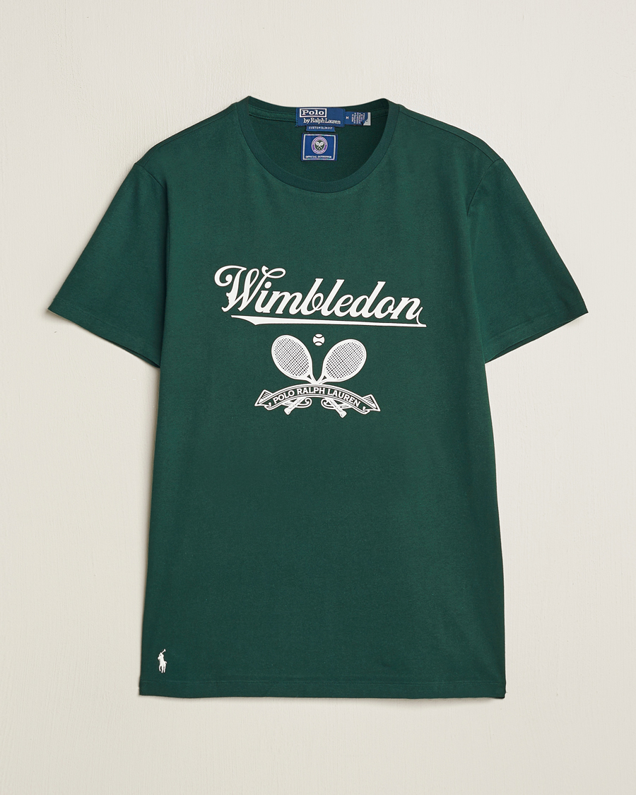 Men | T-Shirts | Polo Ralph Lauren | Wimbledon Printed Tee Moss Agate