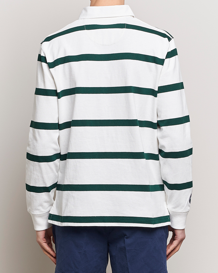 Men | Sweaters & Knitwear | Polo Ralph Lauren | Wimbledon Rugby Sweater White/Moss Agate