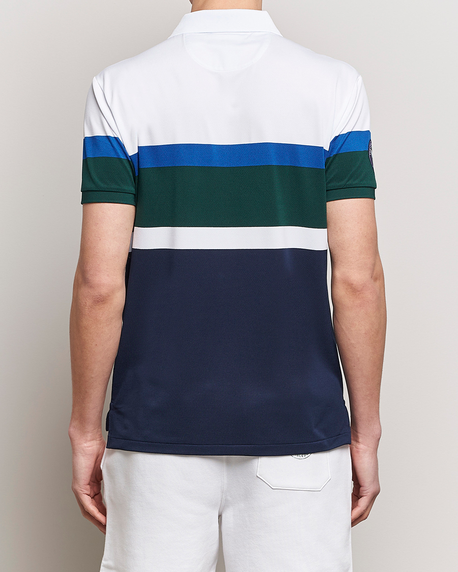 Men | Polo Shirts | Polo Ralph Lauren | Wimbledon Block Custom Slim Fit Polo Refined Navy/Multi