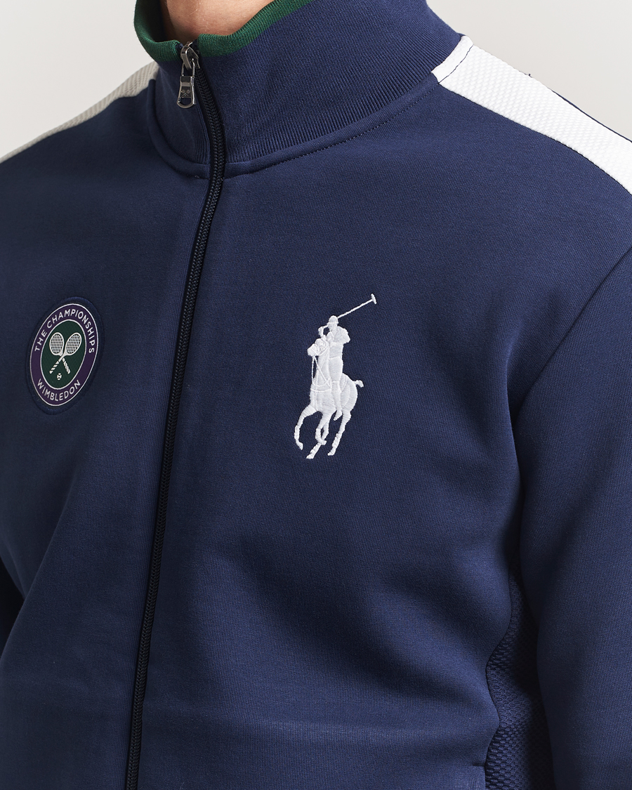 Polo Ralph Lauren Wimbledon Full Zip Navy/White at CareOfCarl.com