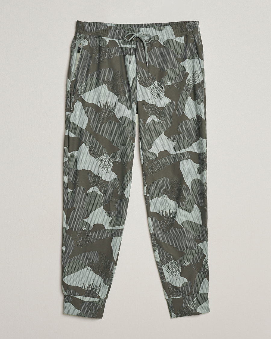 Men | Trousers | RLX Ralph Lauren | Warp Tech Jersey Camo Sweatpants Grey