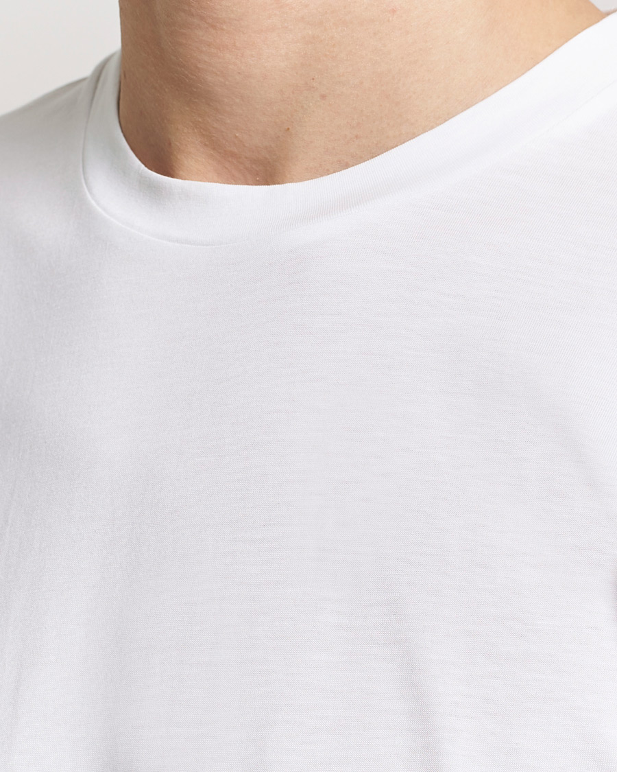 Men | T-Shirts | Sunspel | Riviera Midweight T-Shirt White