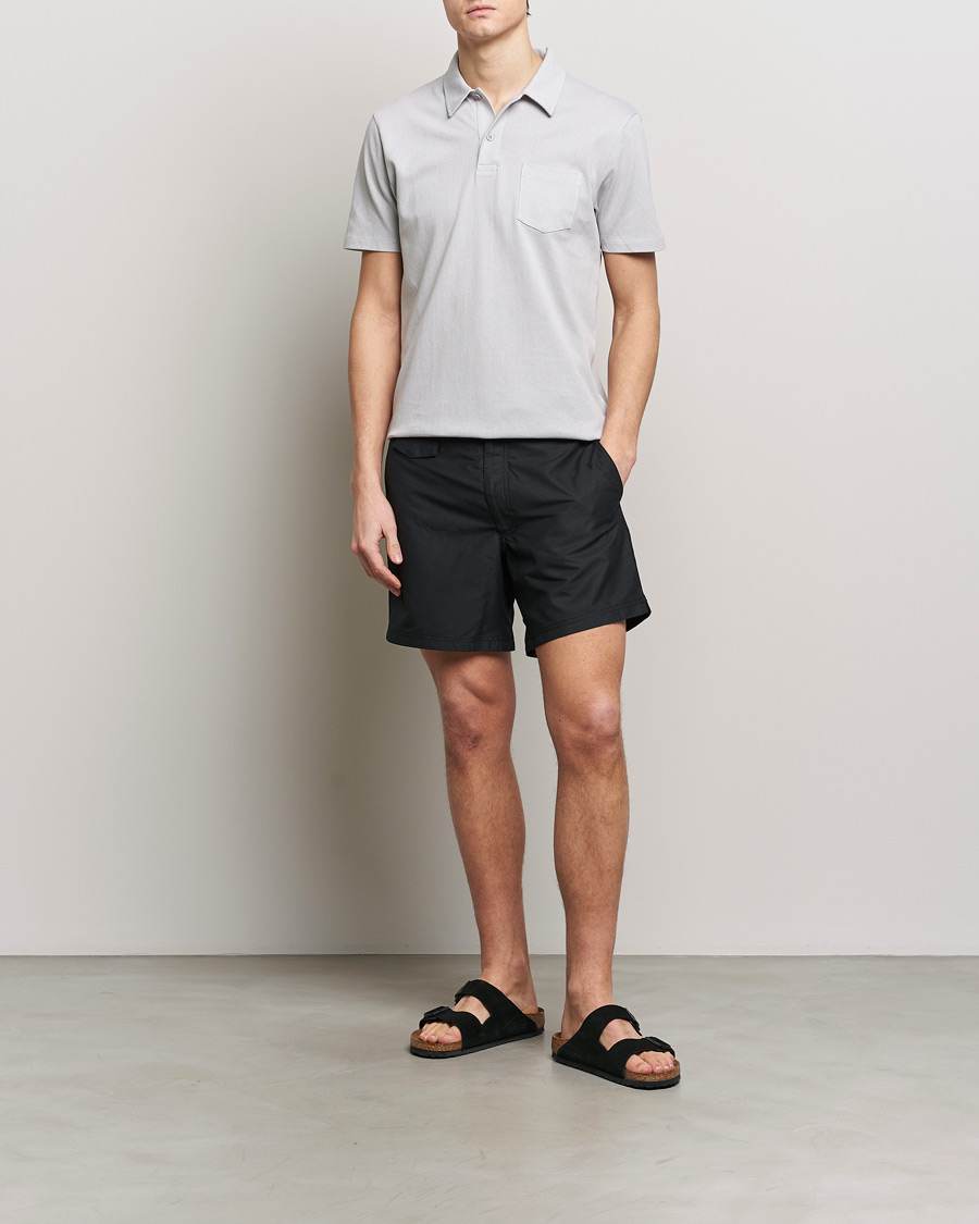 Men | Polo Shirts | Sunspel | Riviera Polo Shirt Smoke