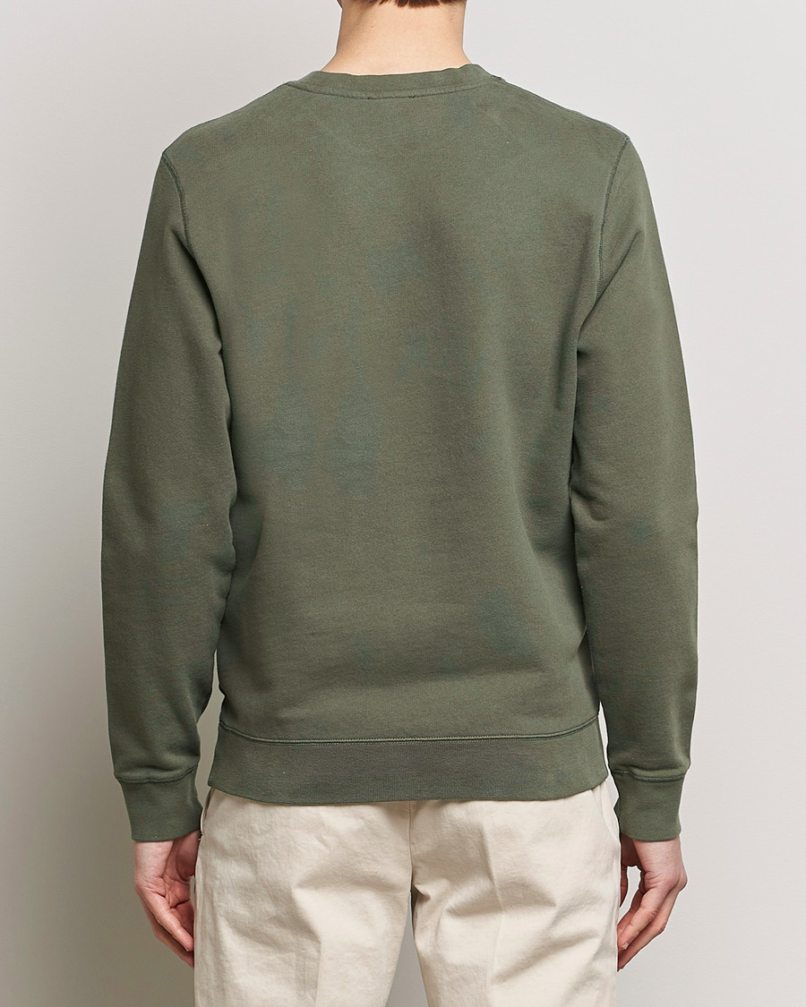 Men | Sweaters & Knitwear | Sunspel | Loopback Sweatshirt Khaki