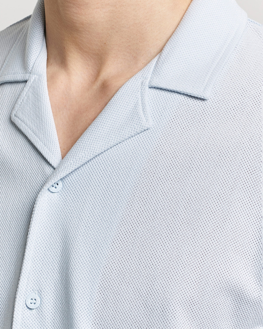 Men | Shirts | Sunspel | Riviera Resort Shirt Light Blue