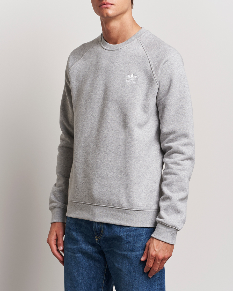 Men | What's new | adidas Originals | Essential Crew Neck Sweatshirt Grey Melange