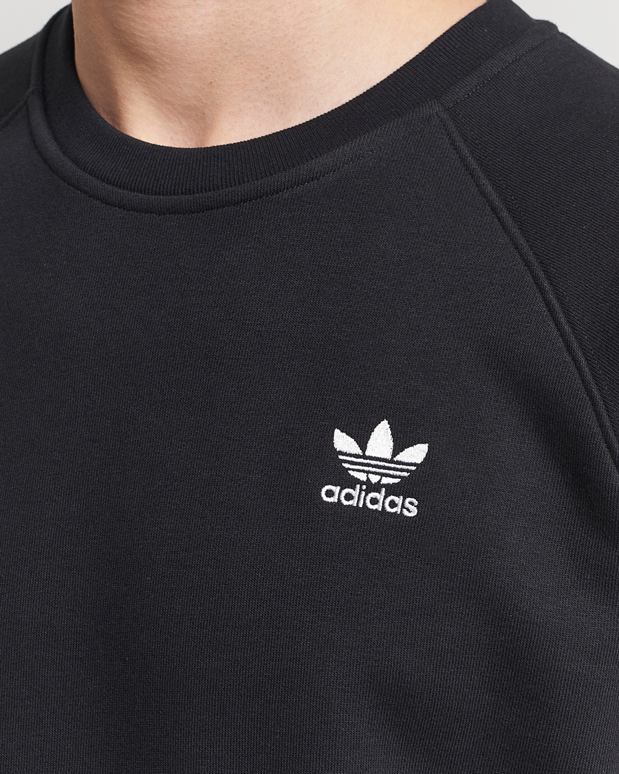 Men | Sweaters & Knitwear | adidas Originals | Essential Crew Neck Sweatshirt Black
