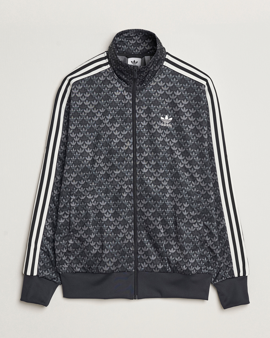 Men | Sweaters & Knitwear | adidas Originals | Monogram Full Zip Black