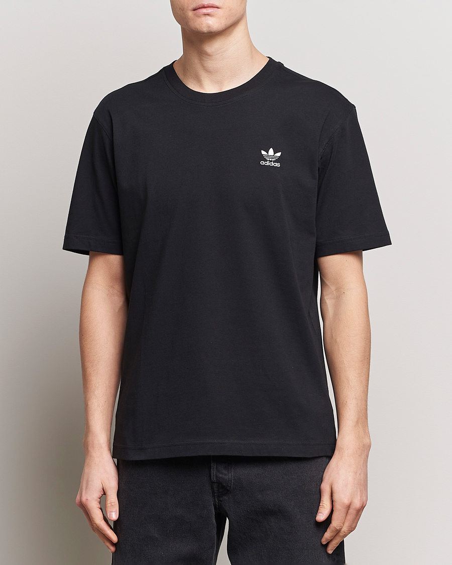 Men | Black t-shirts | adidas Originals | Essential Crew Neck T-Shirt Black