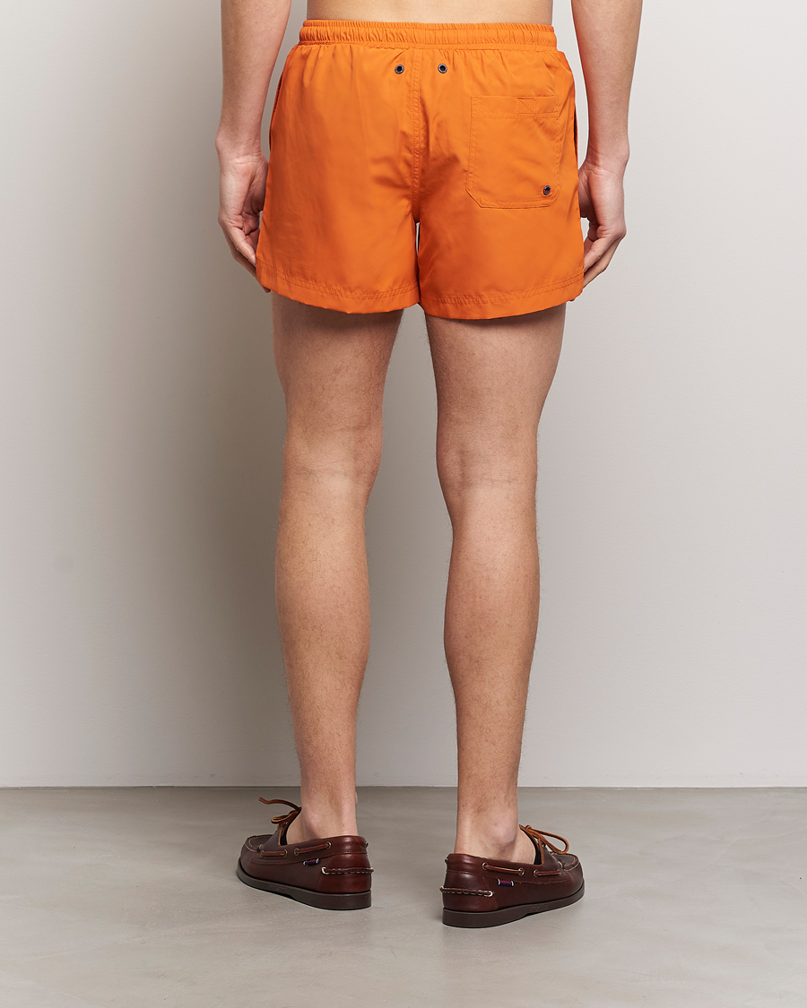 Men | Swimwear | Aeronautica Militare | Costume Swim Shorts Carrot Orange