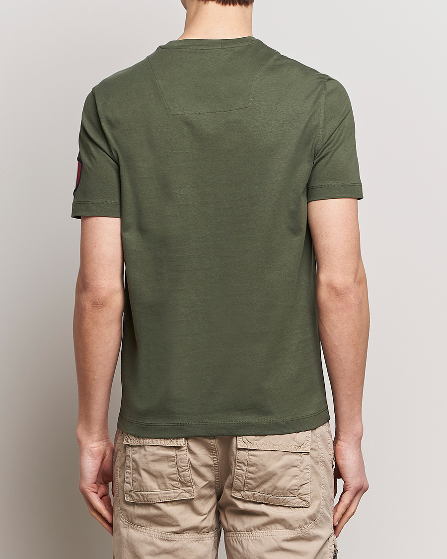 Men | T-Shirts | Aeronautica Militare | Tricolori Crew Neck T-Shirt Verde Green
