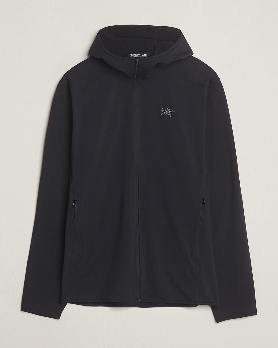 Men | Sweaters & Knitwear | Arc'teryx | Kyanite Lightweight Full Zip Hoodie Black