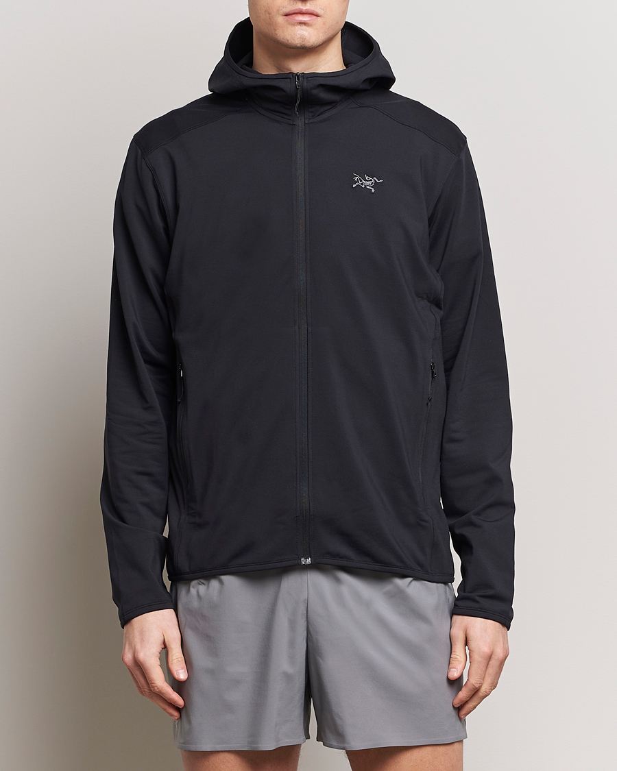 Men | Sweaters & Knitwear | Arc'teryx | Kyanite Lightweight Full Zip Hoodie Black