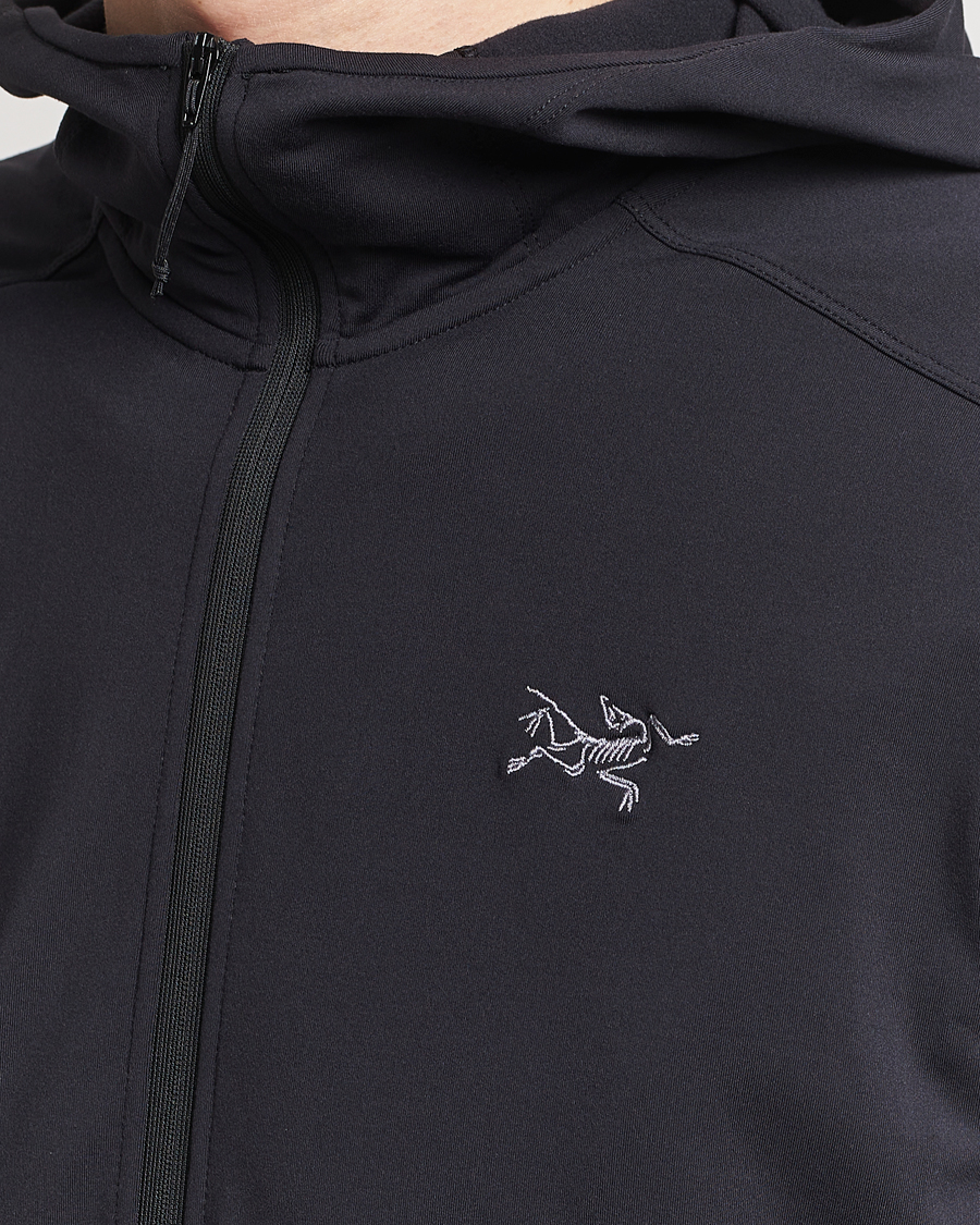 Men | Sweaters & Knitwear | Arc'teryx | Kyanite Lightweight Full Zip Hoodie Black