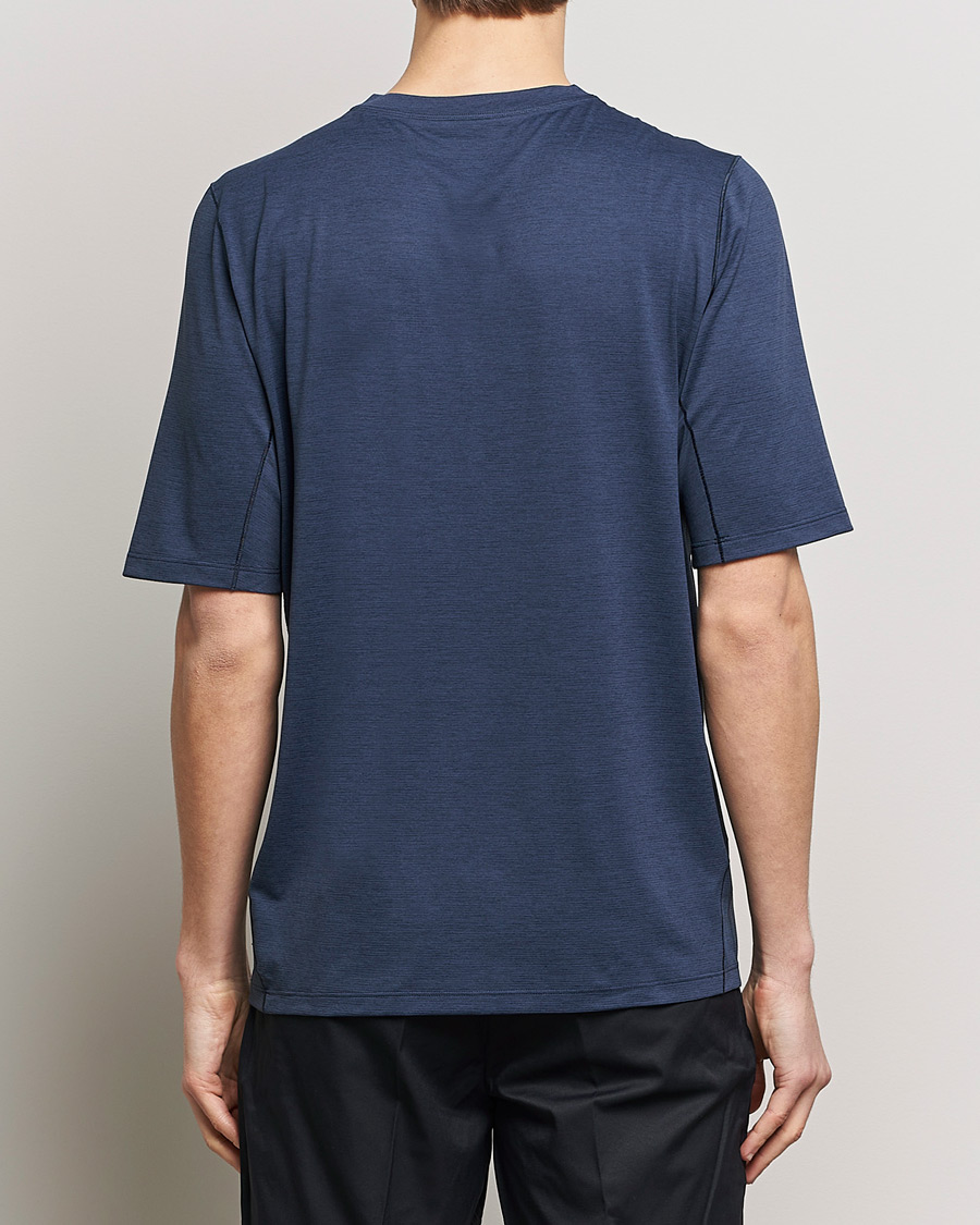 Arc'teryx Cormac Crew Neck T-Shirt Black Sapphire Heather at