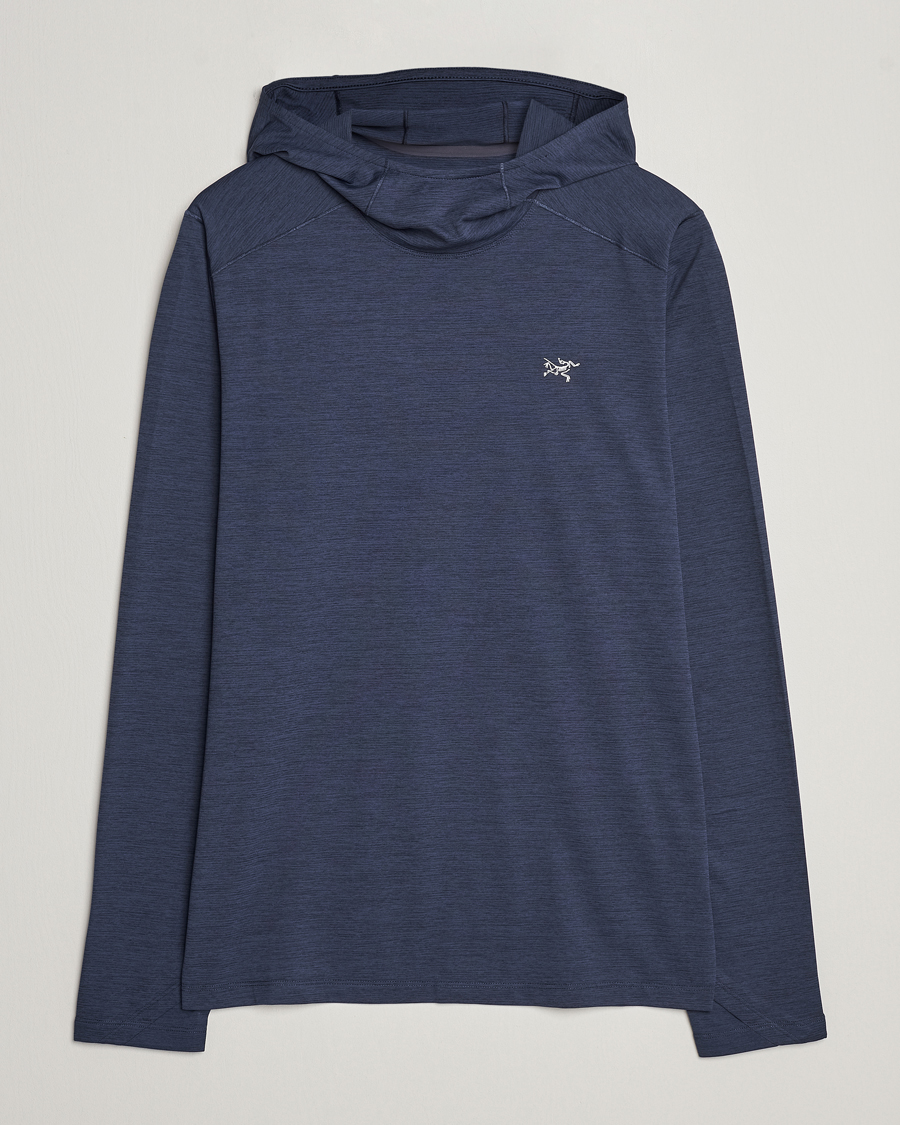 Men | Sweaters & Knitwear | Arc'teryx | Cormac Hoodie Black Sapphire Heather