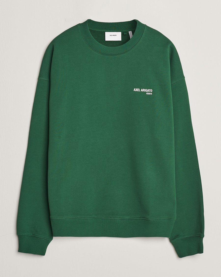 Men | Sweaters & Knitwear | Axel Arigato | Spade Sweatshirt Dark Green