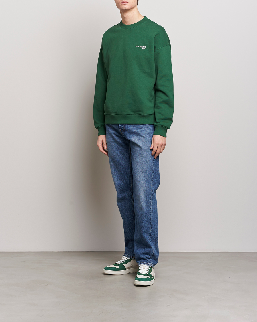 Men | Sweaters & Knitwear | Axel Arigato | Spade Sweatshirt Dark Green