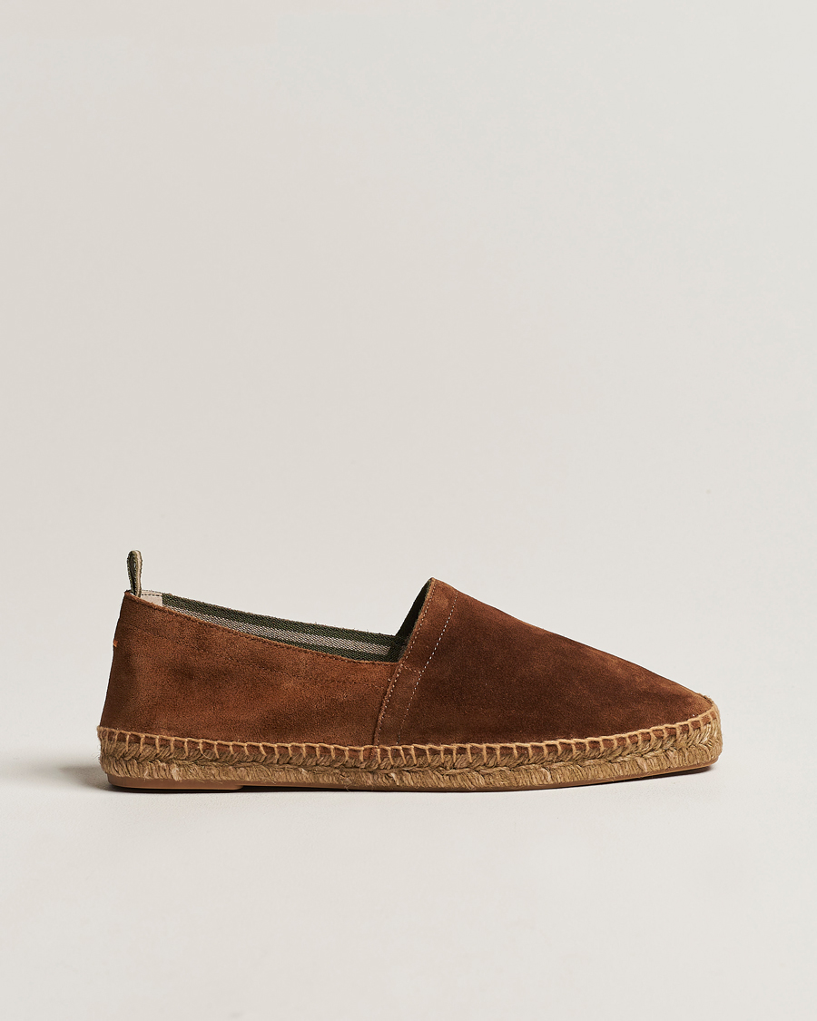Men | Castañer Pablo Casual Suede Espadrilles Cuero | Castañer | Pablo Casual Suede Espadrilles Cuero